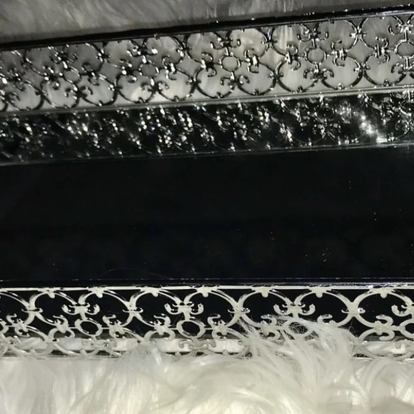 Silver Vanity Tray | Silver Mirror Tray - Picture 8 of 11